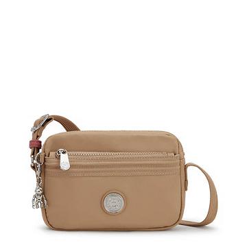 Beige Kipling Abanu Slim Crossbody Bags | 146035OVP