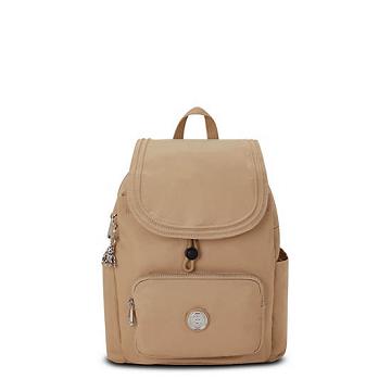 Beige Kipling City Pack Small Backpacks | 469270QTN