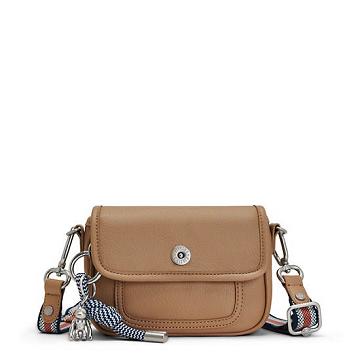 Beige Kipling Inaki Small Crossbody Bags | 435289KDZ