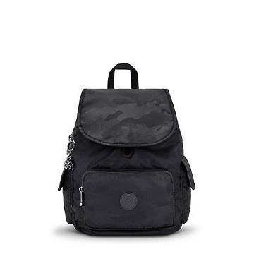 Black Camo Kipling City Pack Small Classic Backpacks | 435806KTP