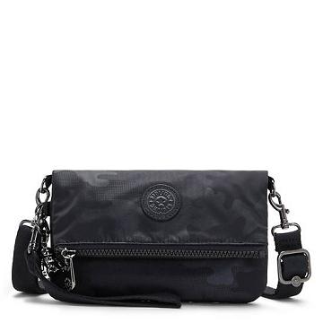 Black Camo Kipling Lynne 3-in-1 Convertible Crossbody Bags | 926017KZT