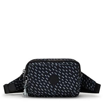 Black Kipling Abanu Multi Printed Convertible Crossbody Bags | 691028IZB