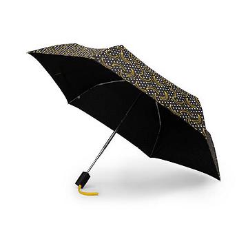 Black Kipling Auto Open Printed Umbrella Accessories | 568431EQI