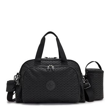 Black Kipling Camama Printed Diaper Bags | 524391PWS