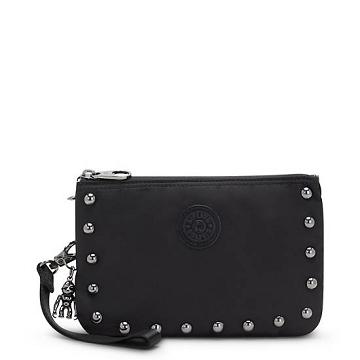 Black Kipling Creativity Extra Large Metallic Wristlet Accessories | 209356AGO