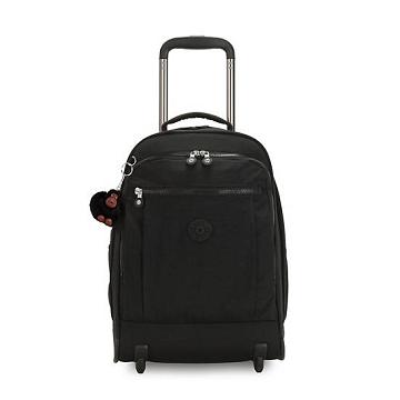 Black Kipling Gaze Large Rolling Backpacks | 491702JAD