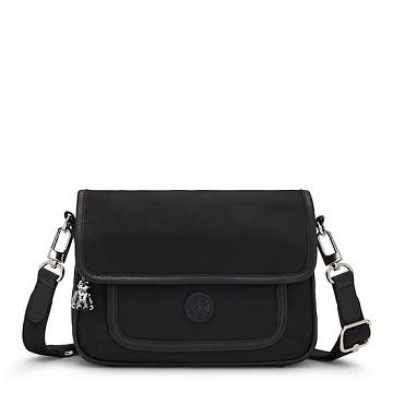 Black Kipling Inaki Crossbody Bags | 386970GYA