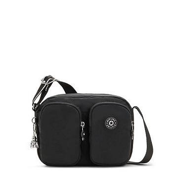 Black Kipling Patti Crossbody Bags | 645803XSW