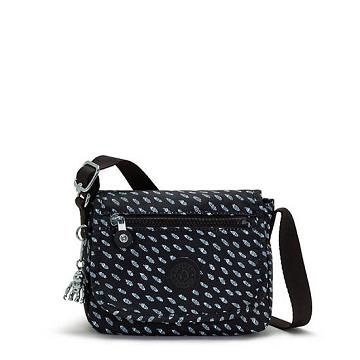 Black Kipling Sabian Printed Crossbody Mini Bag | 365149WKL