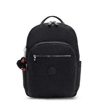 Black Kipling Seoul Extra Large Classic 17" Backpacks | 190863ZCO