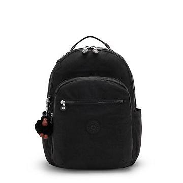 Black Kipling Seoul Large 15" Backpacks | 813526MTZ