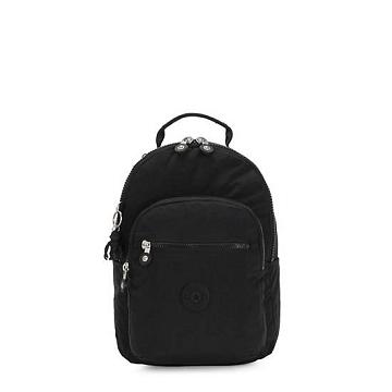 Black Kipling Seoul Small Tablet Backpacks | 376580WKN