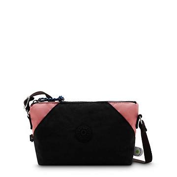 Black Pink Kipling Art Extra Small Crossbody Bags | 632018OWH