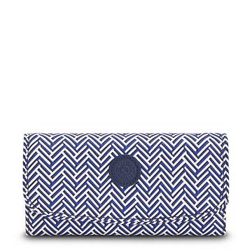 Black White Kipling Money Land Printed Snap Handbag | 317459ZFN