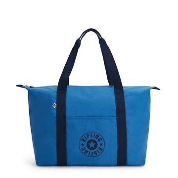 Blue Kipling Art Medium Lite Tote Bags | 820931IAM