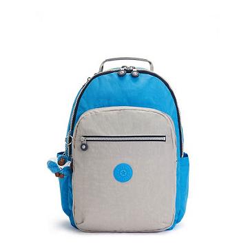 Blue Kipling Seoul Large 15" Backpacks | 247183SWV