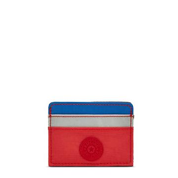 Blue Red Kipling Cardy Card Holder Accessories | 704893DEM