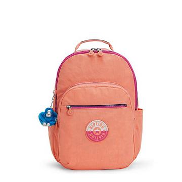 Coral Kipling Seoul Large 15" Laptop Bags | 967021XSG