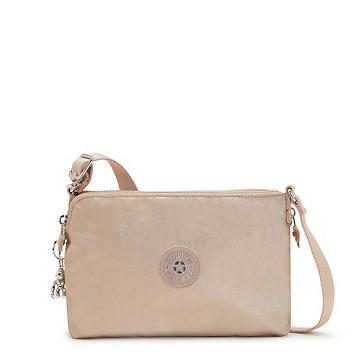 Gold Metal Kipling Boyd Metallic Crossbody Bags | 451693YTH