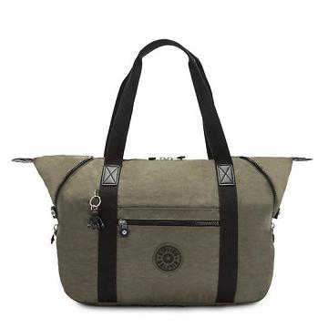 Green Kipling Art Medium Iconic Tote Bags | 451296YOP