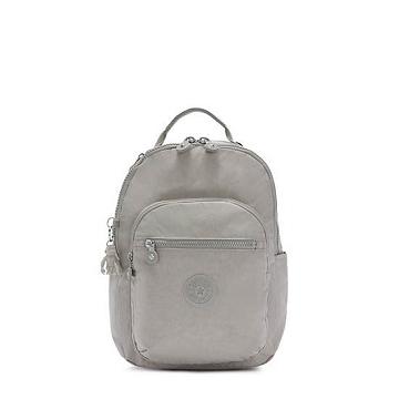 Grey Kipling Seoul Small Tablet Backpacks | 158960BFZ