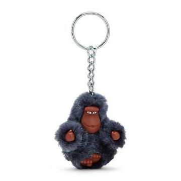 Grey Kipling Sven Extra Small Monkey Keychain Accessories | 642758LWO