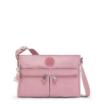 Lavender Pink Kipling New Angie Crossbody Bags | 213974OLY