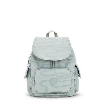 Light Blue Kipling City Pack Small Classic Printed Backpacks | 054136VND