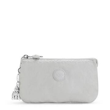 Light Metal Kipling Creativity Large Metallic Pouches | 387612WZM