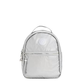 Light Metal Kipling Kae Metallic Backpacks | 638205FVY