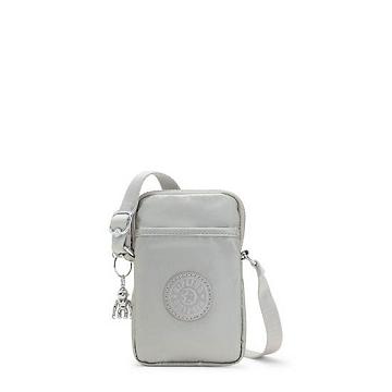 Light Metal Kipling Tally Metallic Crossbody Phone Bag | 145639UKJ