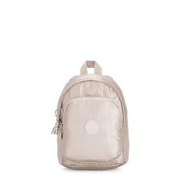 Metal Kipling Delia Compact Metallic Convertible Backpacks | 628107GEF