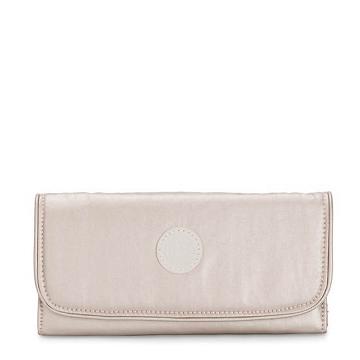 Metal Kipling Money Land Metallic Snap Wallets | 790643QIX