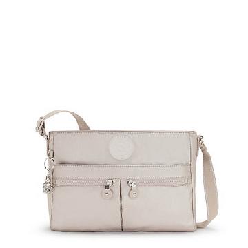 Metal Kipling New Angie Metallic Crossbody Bags | 403697XDH