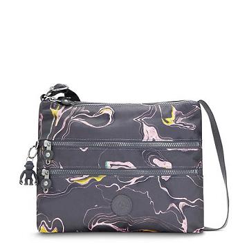 Multicolor Kipling Alvar Printed Crossbody Bags | 971035ZEO