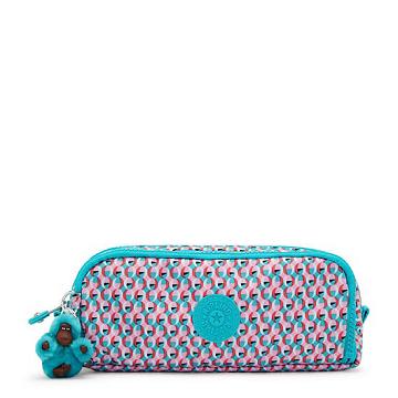 Multicolor Kipling Gitroy Classic Printed Pencil Bags | 384197XIH