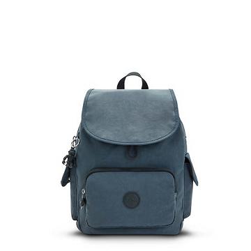 Navy Grey Kipling City Pack Small Backpacks | 582709VOB