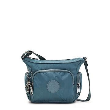 Navy Grey Kipling Gabbie Mini Printed Crossbody Bags | 489320JQX