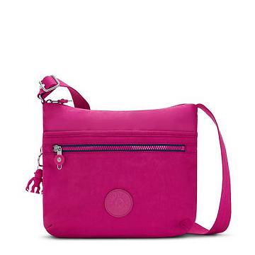 Pink Fuchsia Kipling Arto Crossbody Bags | 432160LCN