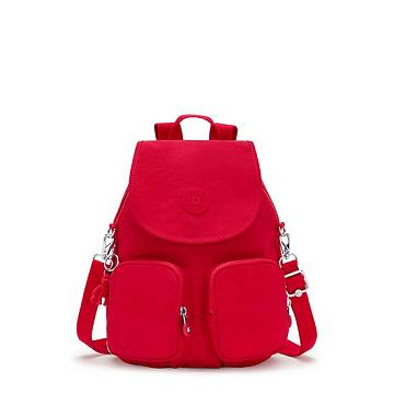 Red Kipling Firefly Up Convertible Backpacks | 567948XAS