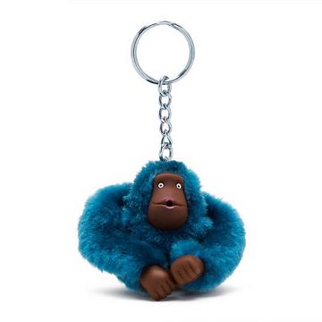 Turquoise Kipling Sven Small Monkey Keychain Accessories | 285394TDQ