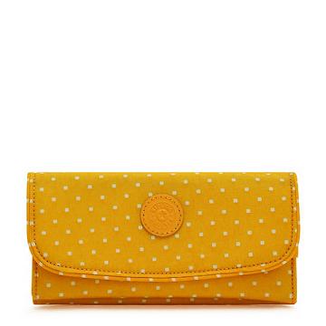 Yellow Kipling Money Land Printed Snap Handbag | 132587WZV