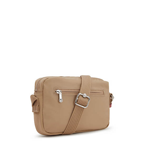 Beige Kipling Abanu Slim Crossbody Bags | 146035OVP