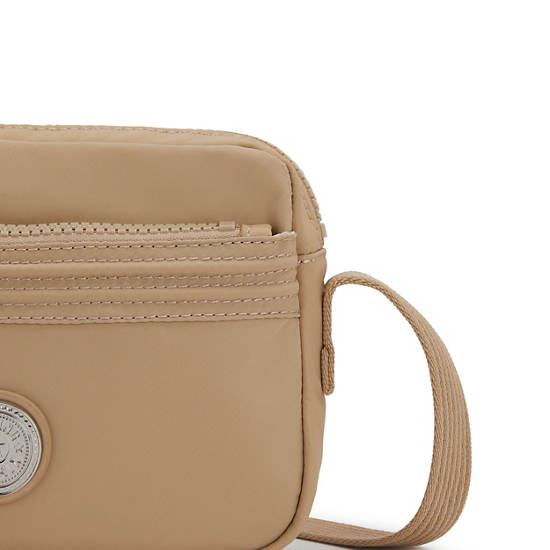 Beige Kipling Abanu Slim Crossbody Bags | 146035OVP