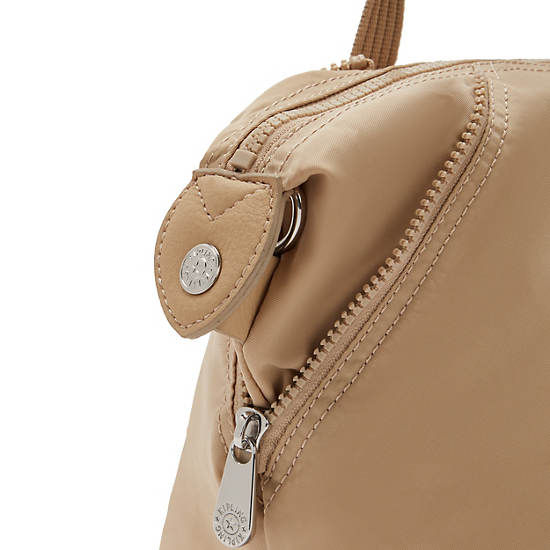 Beige Kipling Art Mini Seoul Shoulder Bags | 901273ZYA