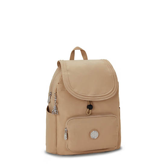 Beige Kipling City Pack Small Backpacks | 469270QTN