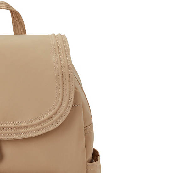 Beige Kipling City Pack Small Backpacks | 469270QTN