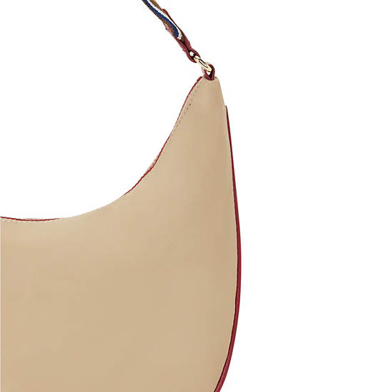 Beige Kipling Hania Classic Shoulder Bags | 470961JKY