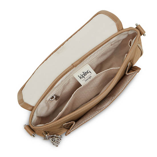 Beige Kipling Inaki Crossbody Bags | 698731QKO