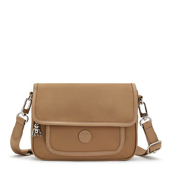 Beige Kipling Inaki Crossbody Bags | 698731QKO